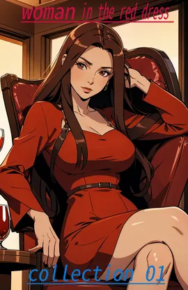 The Woman In the red dress 