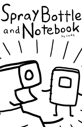 Spray Bottle and Notebook