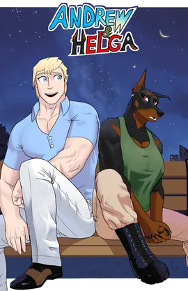 Andrew & Helga (A furry x human comic)