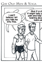 Gay Old Men & Yoga