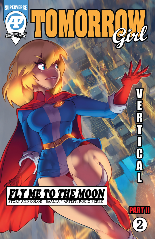Cover for Tomorrow Girl 2 Part 2: Fly Me To The Moon Vertical Scroll Edition