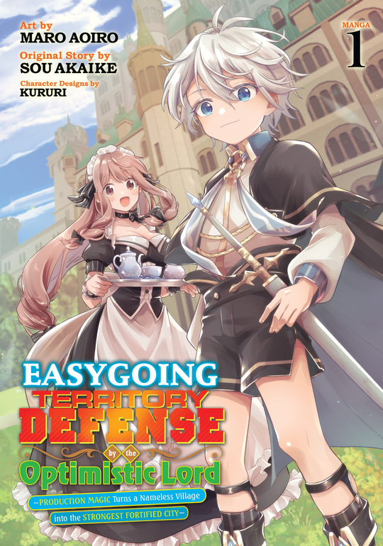 Cover for Easygoing Territory Defense by the Optimistic Lord: Production Magic Turns a Nameless Village into the Strongest Fortified City (Manga) Vol. 1