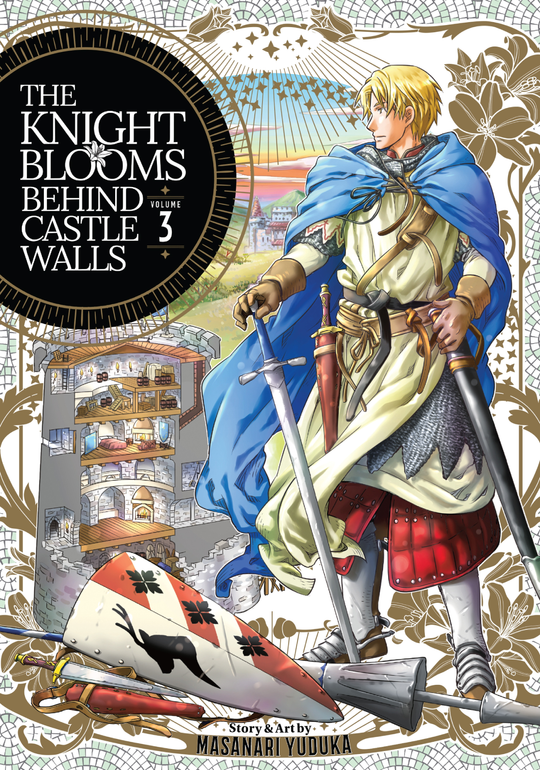 Cover for The Knight Blooms Behind Castle Walls Vol. 3