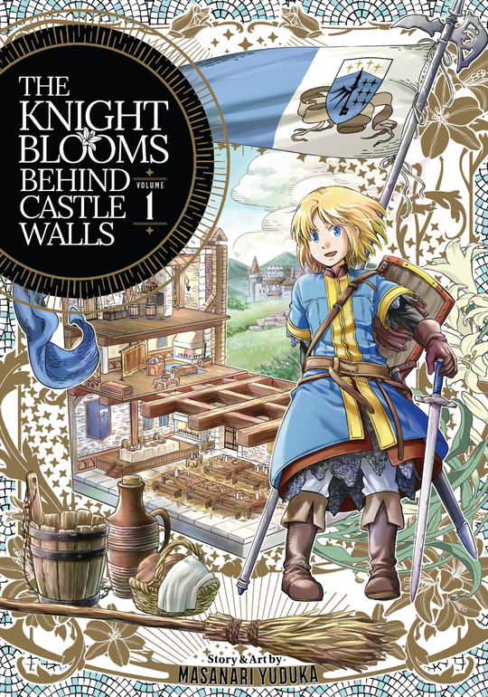 Cover for The Knight Blooms Behind Castle Walls Vol. 1
