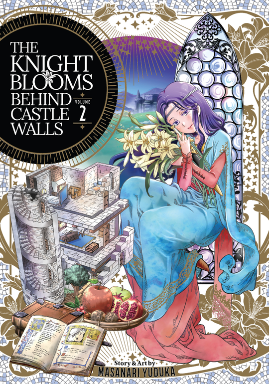 Cover for The Knight Blooms Behind Castle Walls Vol. 2