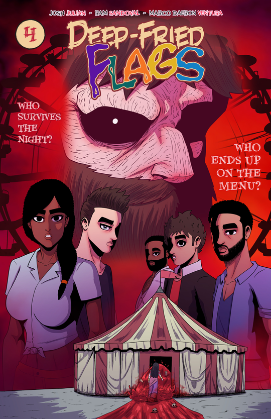 Cover for Deep-Fried Flags - Issue 4