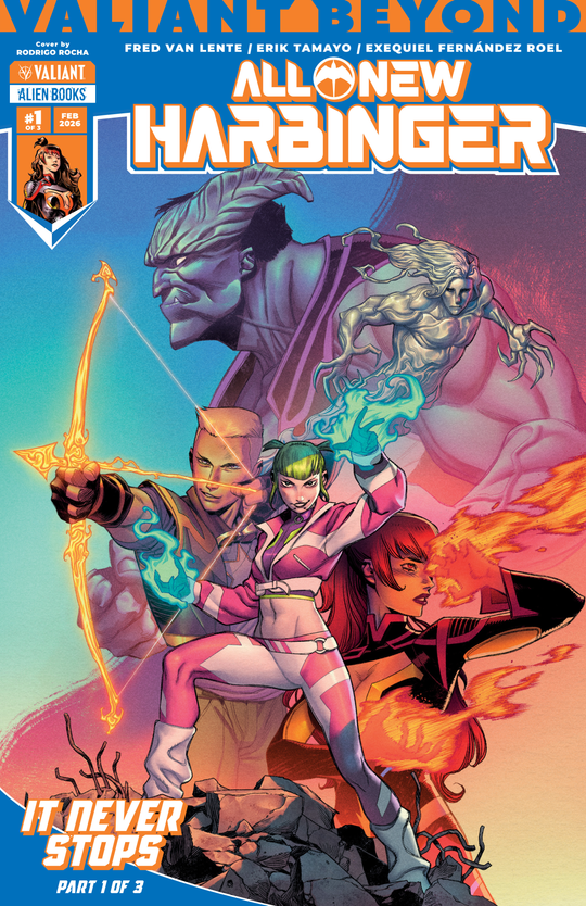 Cover for Valiant Beyond: All-New Harbinger - It Never Stops #1