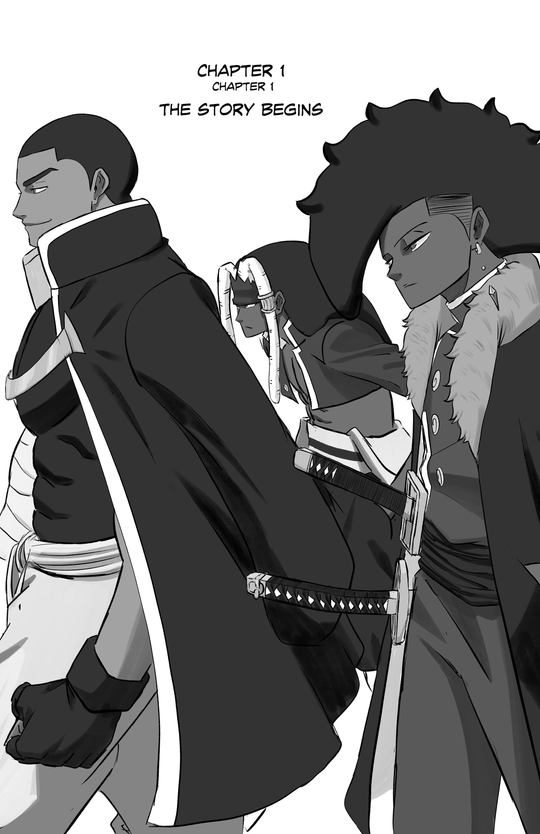 Cover for The story begins