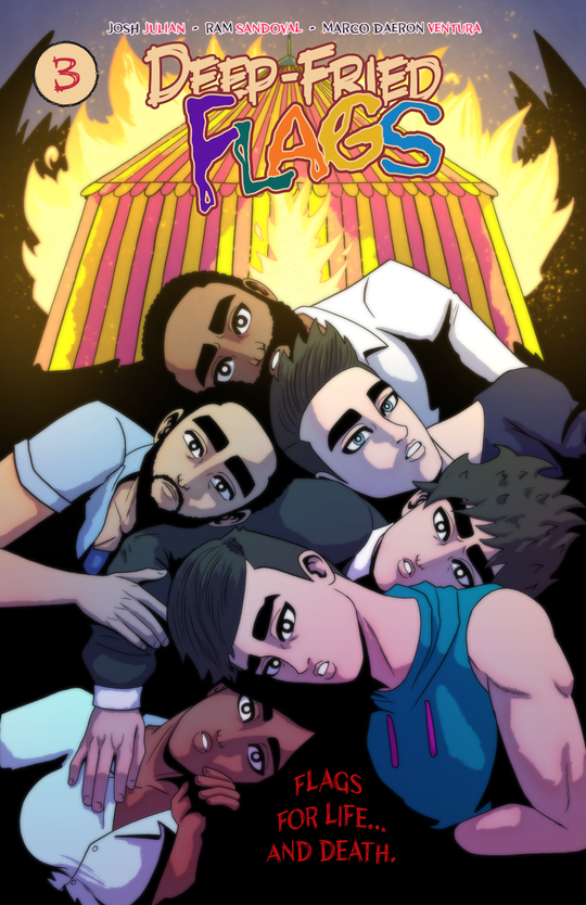 Cover for Deep-Fried Flags - Issue 3